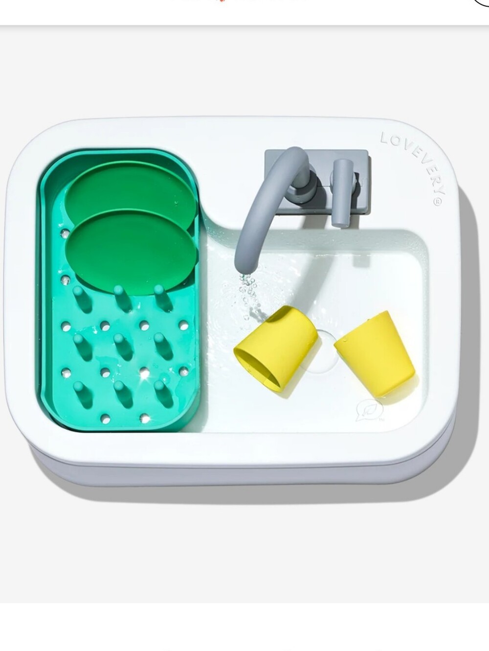 Lovevery Sustainable Sink W/ Cups & Plates